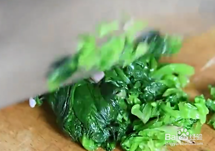 凉拌菠菜的做法