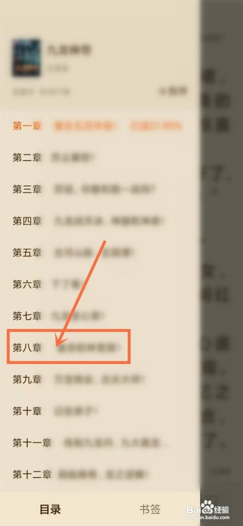 必阅小说看书如何选择章节