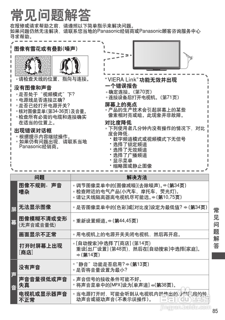 松下TH-P55GT32C等离子彩电使用说明书:[9]