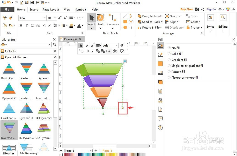 怎样创建倒立三维金字塔