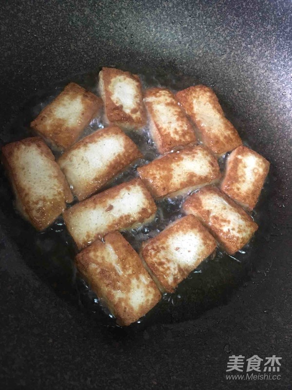 肉烧豆腐白菜锅