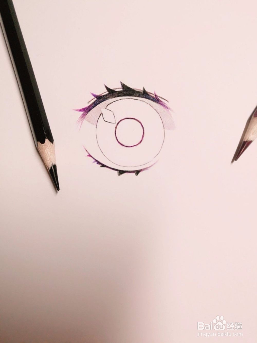 动漫人物混色眼睛教程