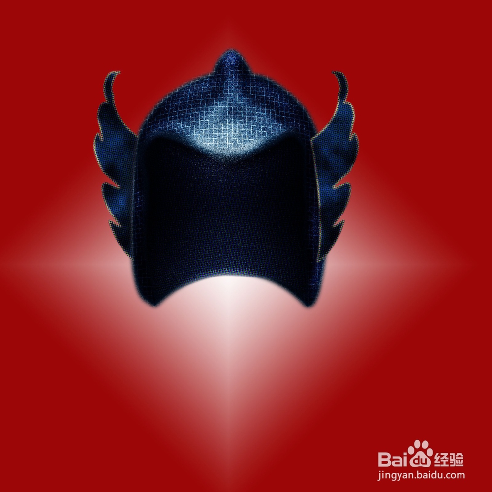 游戏人物盔甲的鼠绘效果是怎样做出来的?(一)