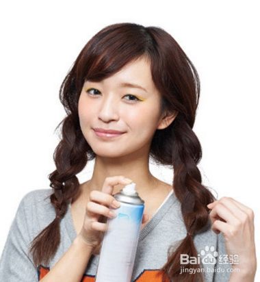 时尚甜美麻花马尾辫