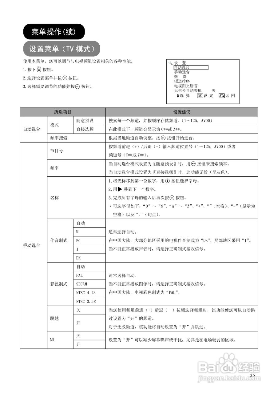 日立等离子彩色电视机P60X101C型使用说明书:[3]