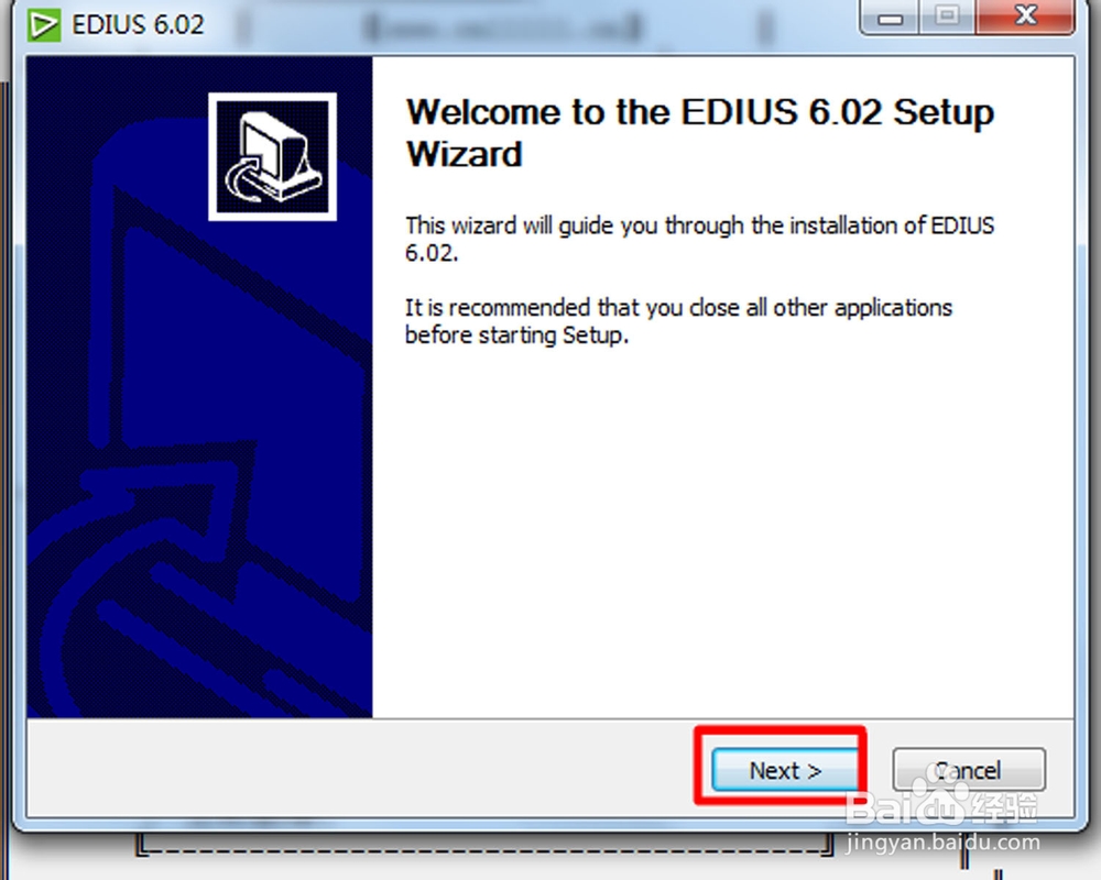 视频制作软件edius6.02如何安装