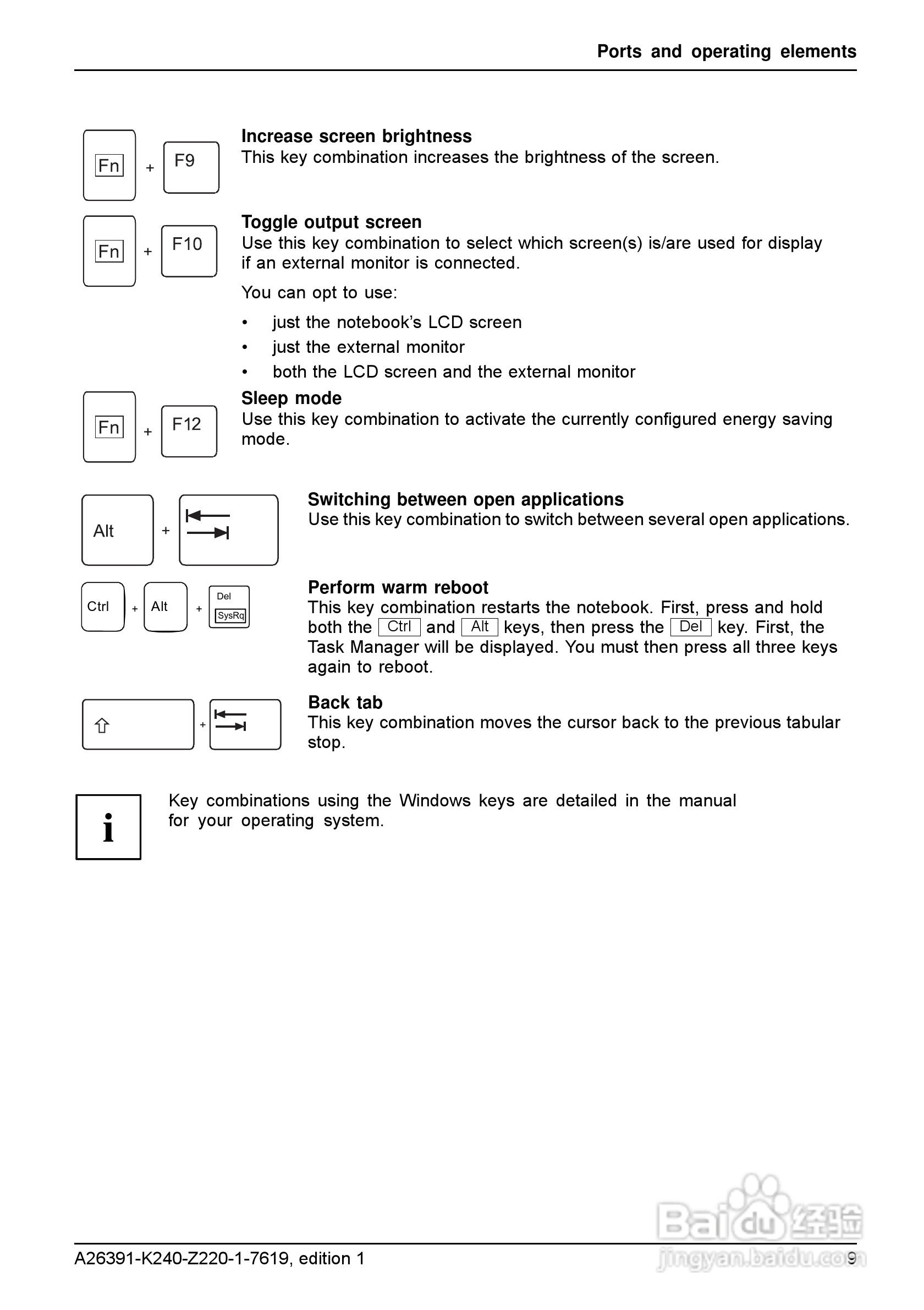 富士通V5545笔记本电脑使用说明书:[2]