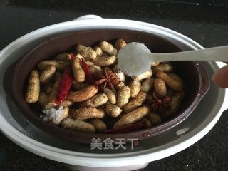 咸辣盐水花生的做法