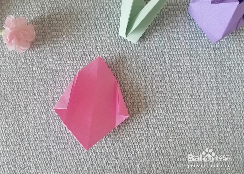 郁金香、花瓶手工