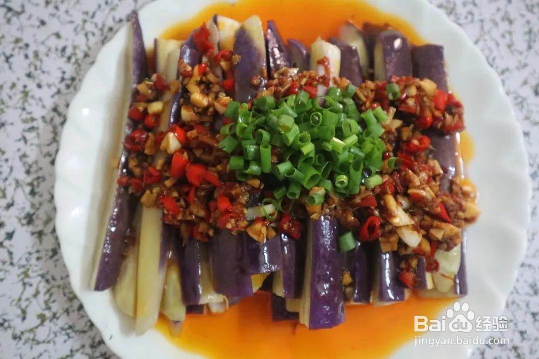 “蒜香茄子”怎么做？
