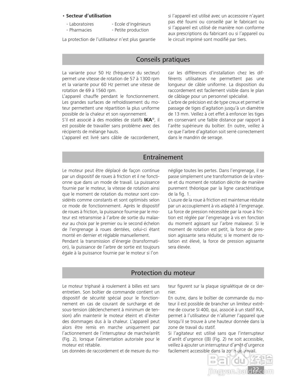 IKA RW47D顶置式机械搅拌器使用说明书:[3]