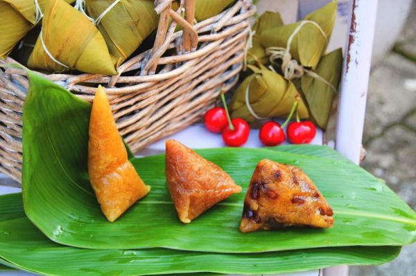 双豆粽和蜜枣粽和碱水粽