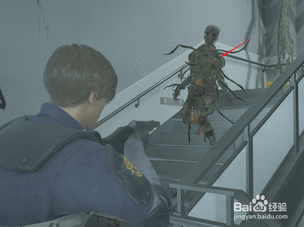 生化2重制版里昂里关攻略70:返回东区大堂