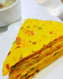 简单快手蔬菜鸡蛋煎饼