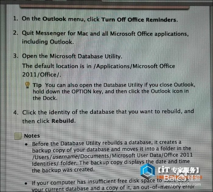 outlook 2011 for mac users