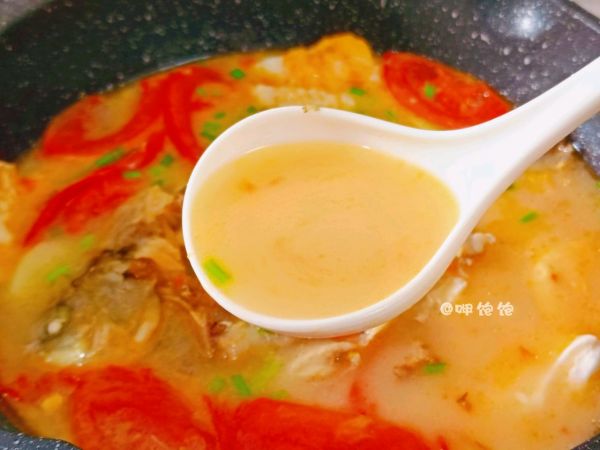 番茄山药鲫鱼汤