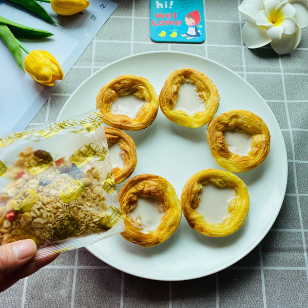 零卡糖酸奶水果燕麦味蛋挞