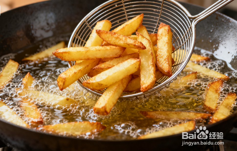炸薯条怎么炸才酥脆?外脆里软,不回软