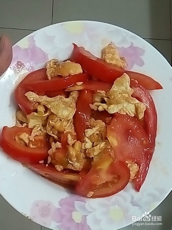 西红柿炒鸡蛋的做法