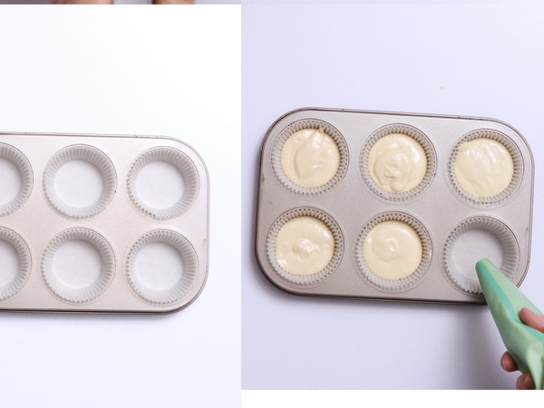 无水蜂蜜杯子蛋糕