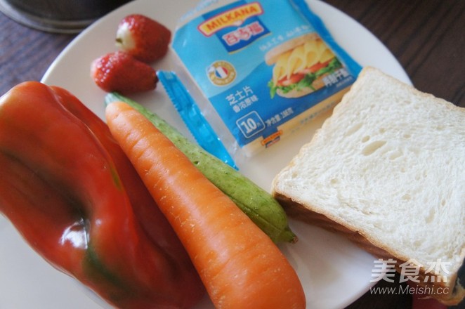 萌娃三明治的做法