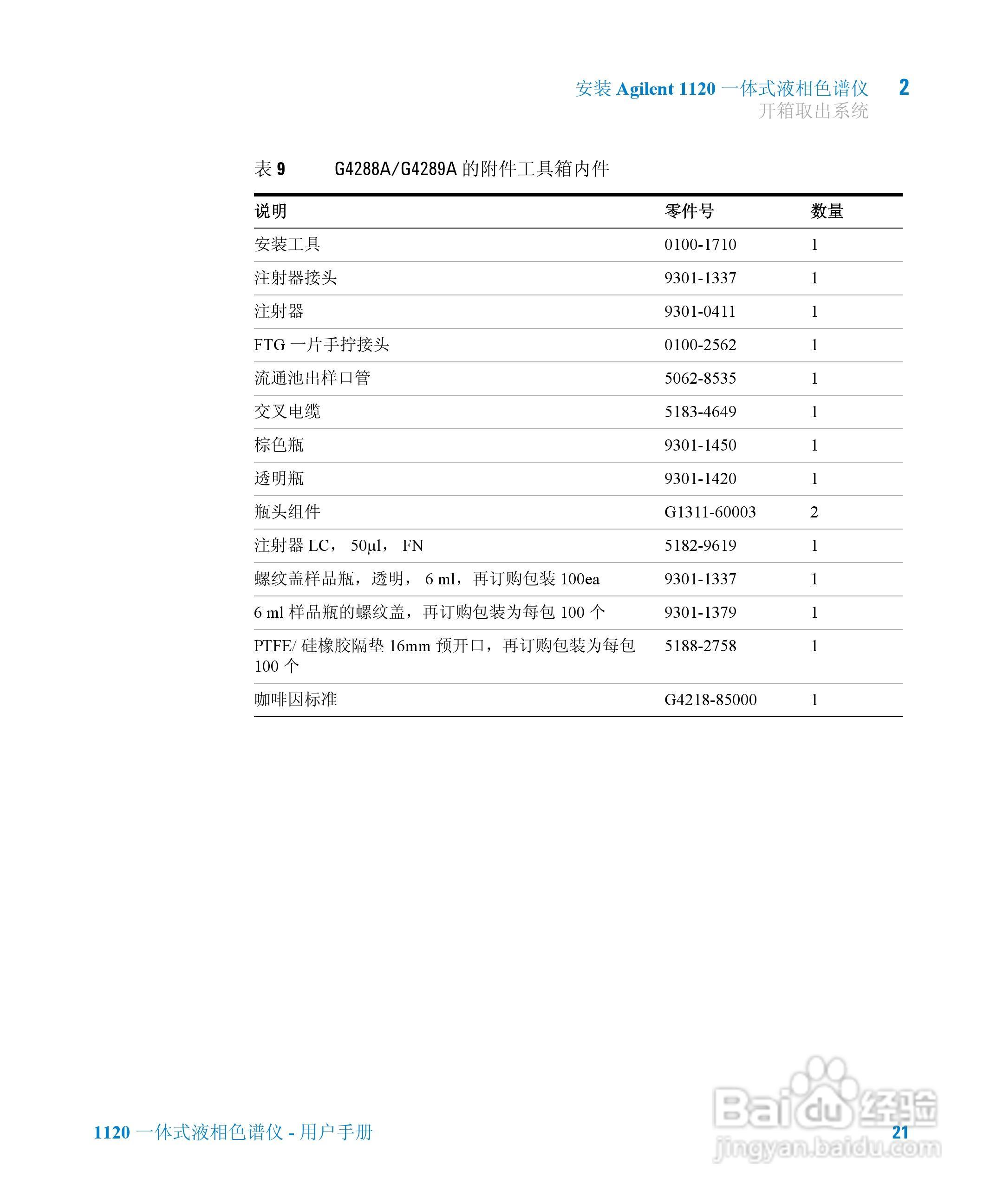 Agilent 1120一体式液相色谱仪用户手册:[3]