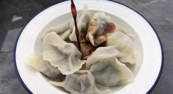 韭菜莲藕牛肉饺子