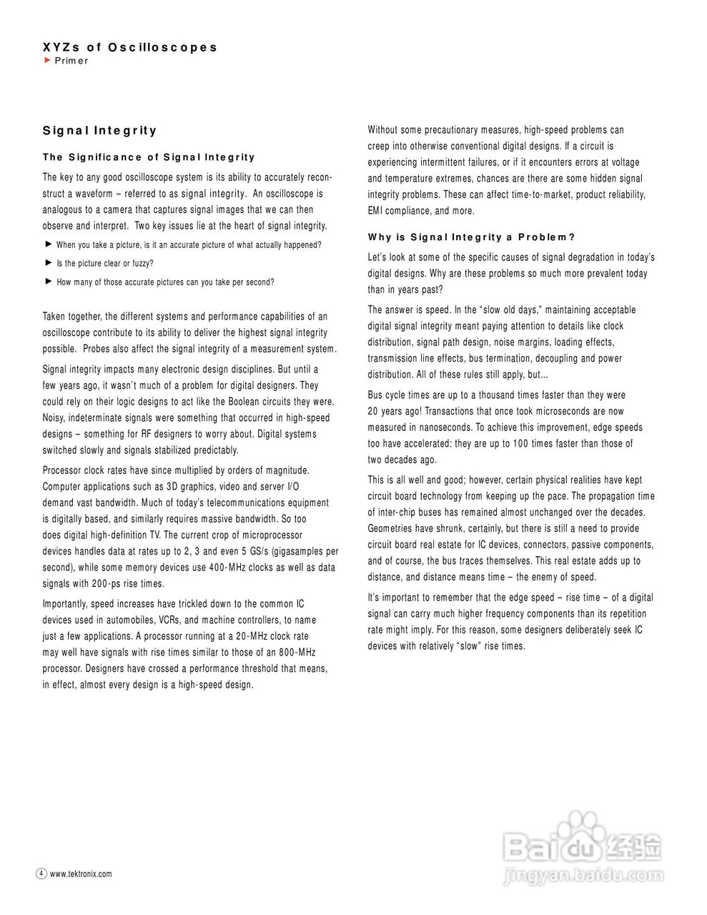 泰克 -TDS784C数字示波器说明书:[1]