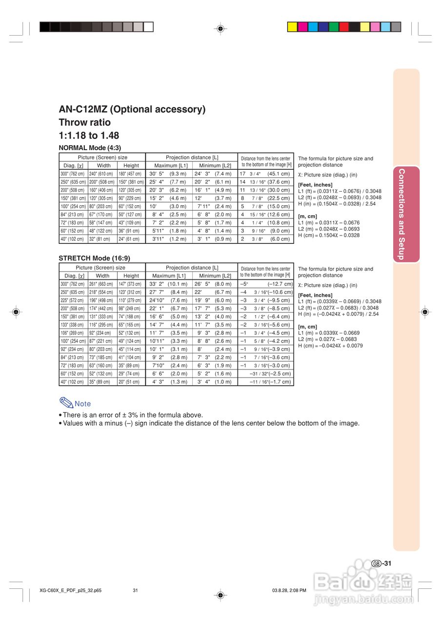 夏普XG-C60X投影机使用说明书:[4]
