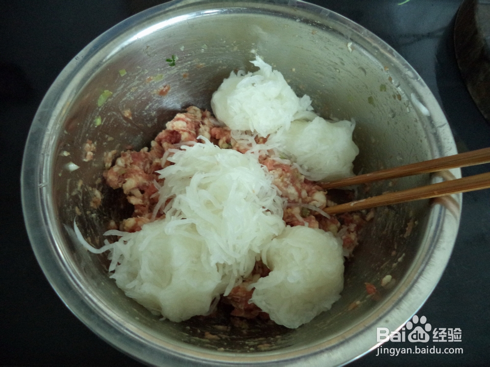 家常白萝卜猪肉饺子