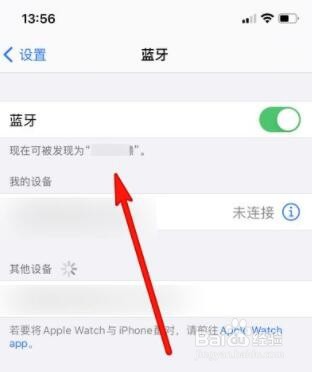 苹果12蓝牙名字怎么改