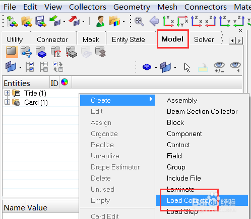 HyperMesh如何创建Nastran SPCD卡片