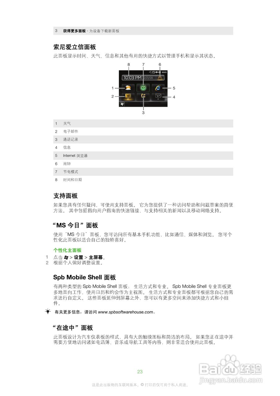 索尼爱立信M1i手机使用说明书:[3]