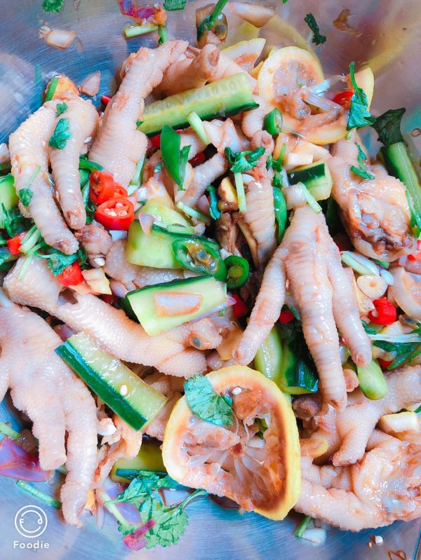 柠檬百香果泡凤爪