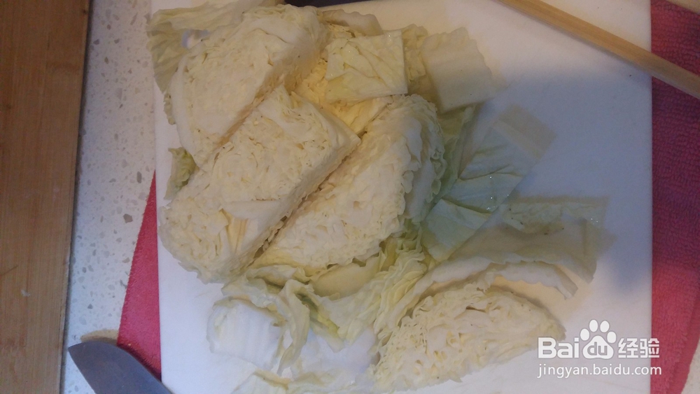 清淡味的鸡汤煮白菜豆泡