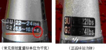 威克多羽毛球拍鉴别真假之外貌特征