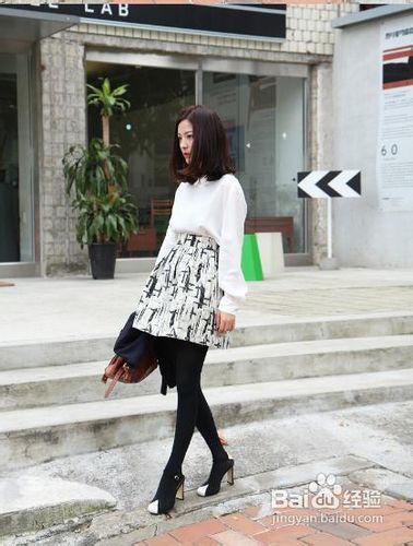 韩流街拍美女穿搭术显瘦显高超给力