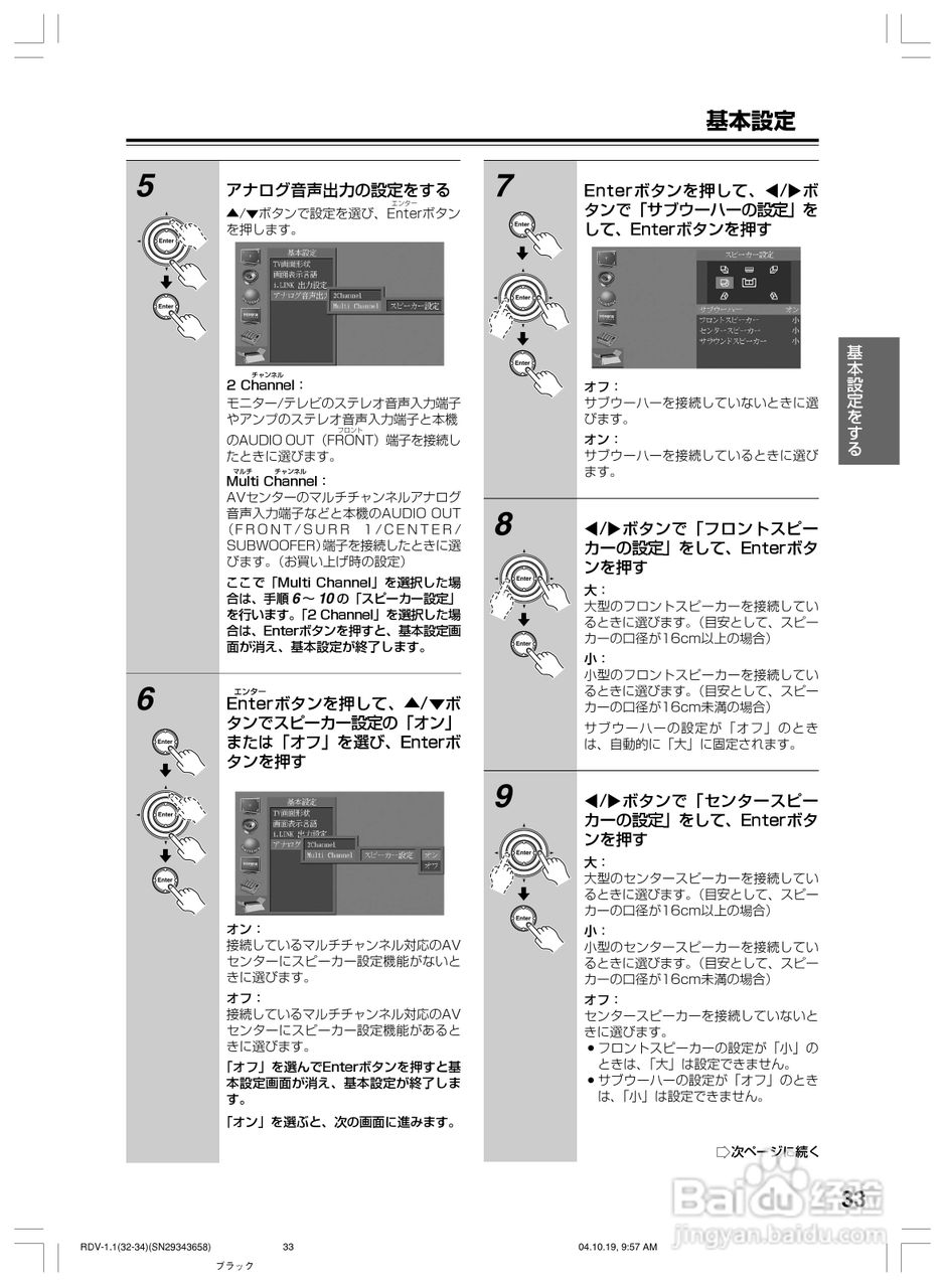 INTEGRA RDV-1.1 DVD兼容机使用说明书:[4]
