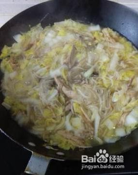 鸡肉炖白菜家常做法