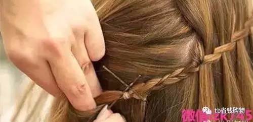 怎样编瀑布发型