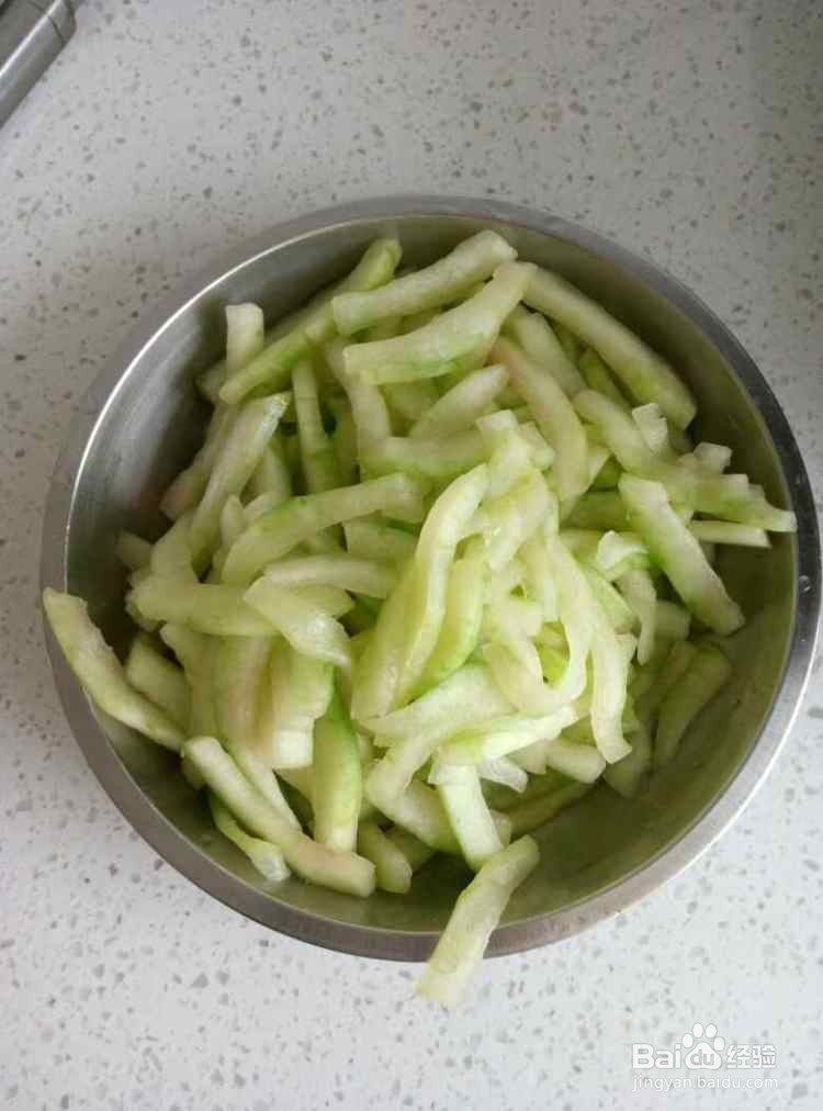解暑菜醋溜西瓜皮