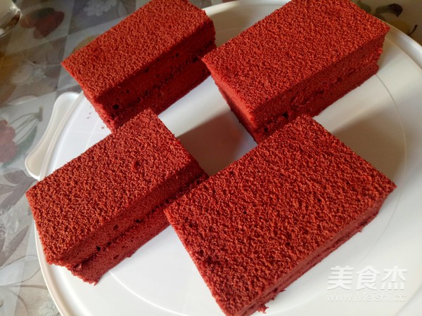 红砖块红丝绒蛋糕