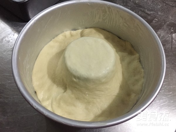 快手皇冠面包 一次发酵