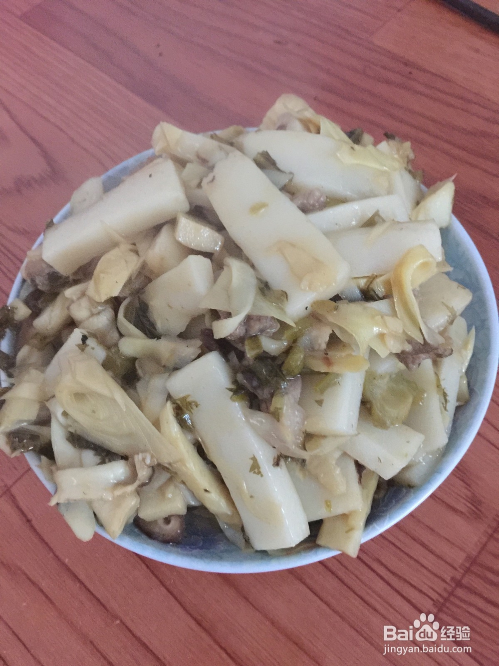 春笋雪菜肉丝年糕