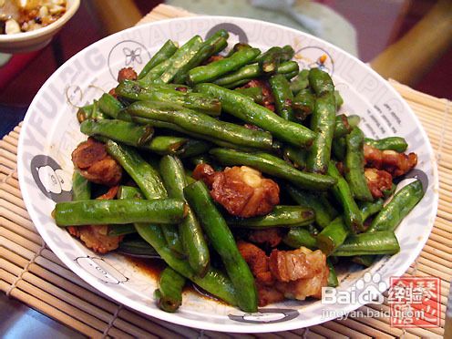四季豆焖排骨