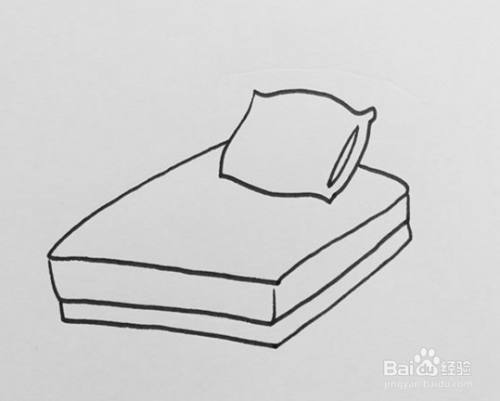 简笔画怎么画简单漂亮的床?