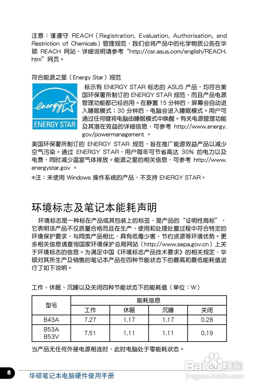 华硕 BU400 笔记本电脑说明书:[1]