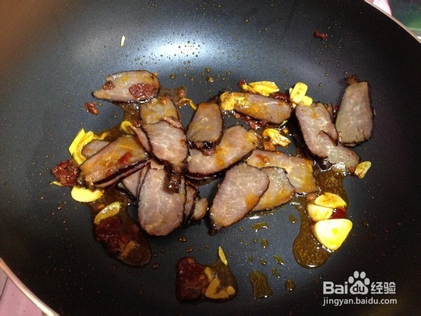 教你做蒜苗炒腊肉