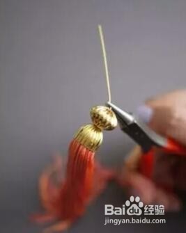流苏耳环的制作