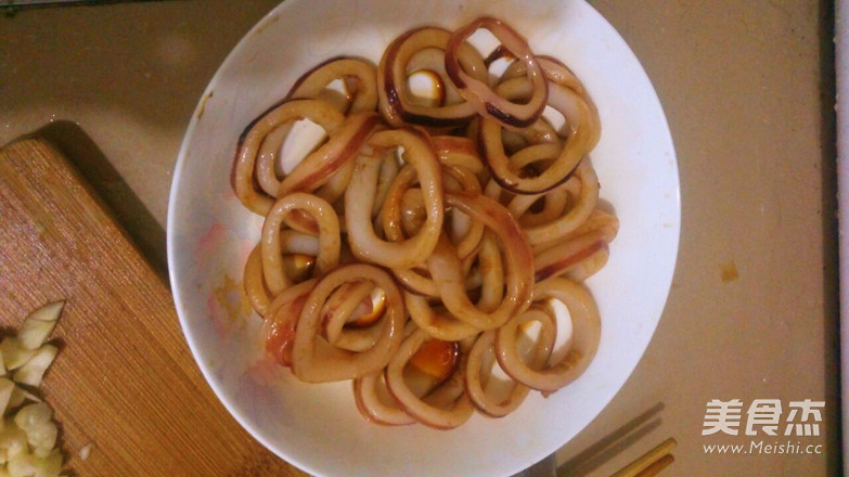 香煎鱿鱼圈的做法